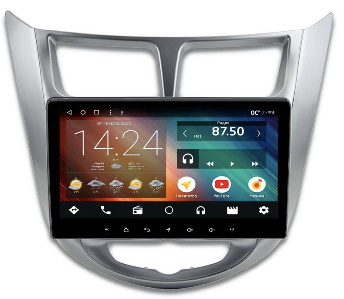 Штатная магнитола IQ NAVI P6-1608CFSHD SUPER HD (6/128ГБ) для Hyundai Solaris 2011-2017 на Android 10.0 - фото 257155