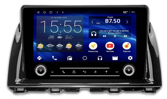 Штатная магнитола IQ NAVI P6K-1910CFSHD (6/128ГБ) для Mazda CX-5 I 2011-2017 на Android 10.0 - фото 258244