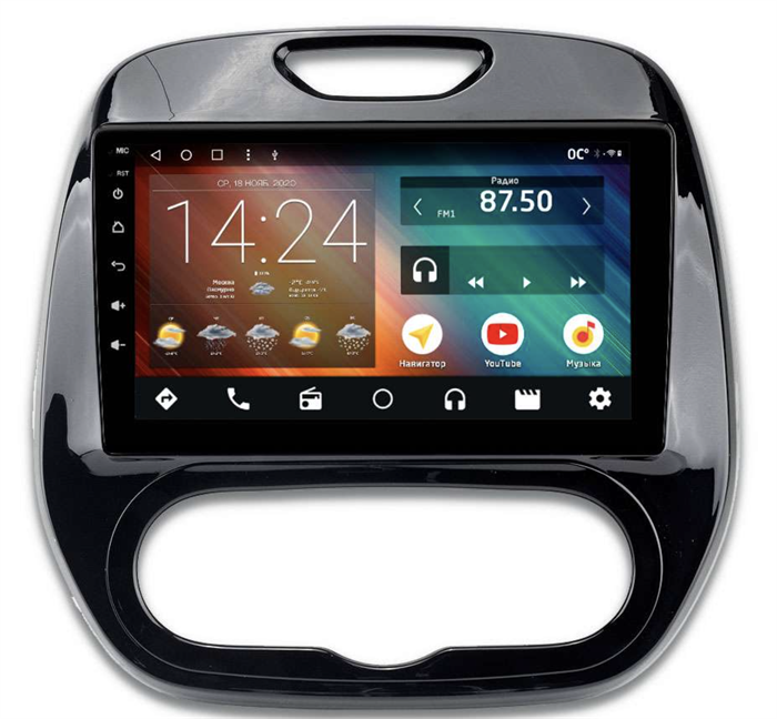 Автомагнитола IQ NAVI P6-2402CFSHD (6/128ГБ) для Renault Kaptur 2016-2020 на Android 10.0 - фото 258895