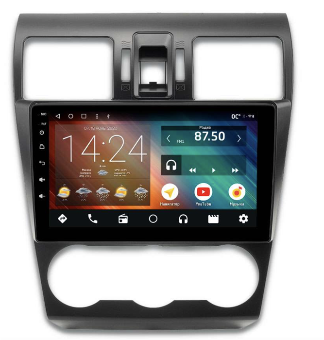 Автомагнитола IQ NAVI P6-2704CFSHD (6/128ГБ) для Subaru Forester IV 2013-2014, Impreza IV 2012-2017 на Android 10.0 - фото 258927