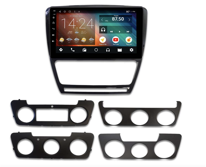 Головное устройство IQ NAVI P4-2504KFSHD (4/64ГБ) для Skoda Octavia II (A5) 2004-2013 на Android 10.0 - фото 259069
