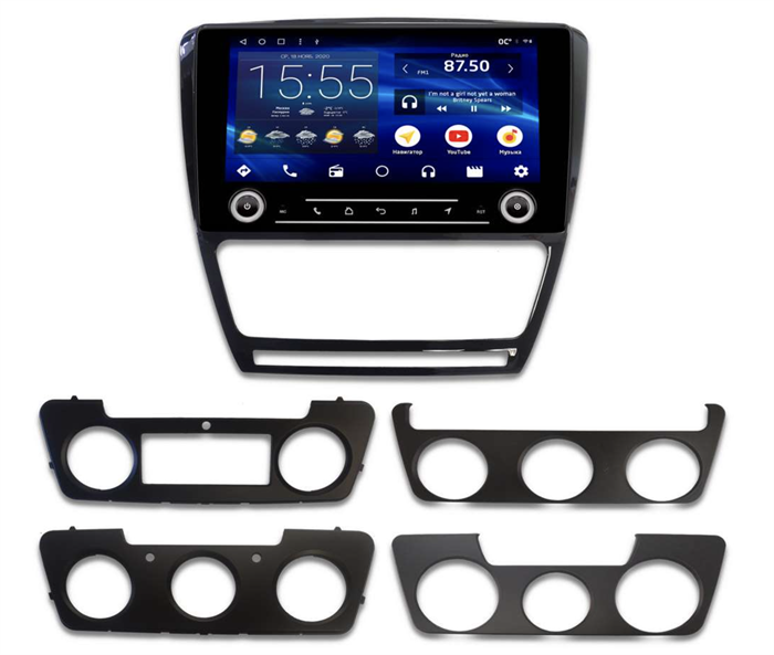 Штатная магнитола IQ NAVI P6K-2504CFSHD (6/128ГБ) для Skoda Octavia II (A5) 2004-2013 на Android 10.0 - фото 259113