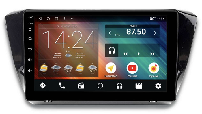 Головное устройство IQ NAVI P4-2506KFSHD (4/64ГБ) для Skoda Superb III 2015-2024 на Android 10.0 - фото 259184