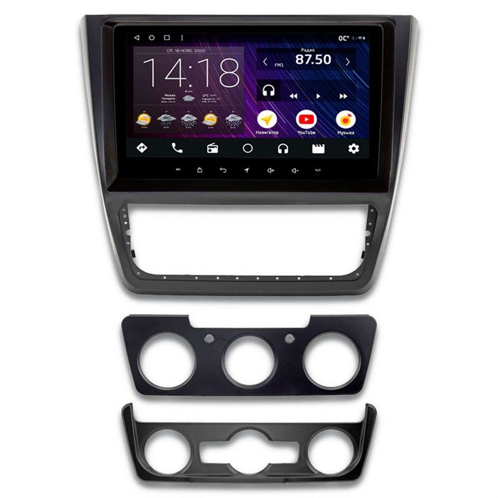 Штатная магнитола IQ NAVI P6-2509CFSHD SUPER HD (6/128ГБ) для Skoda Yeti I 2009-2018 на Android 10.0 - фото 259235
