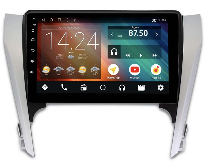 Головное устройство IQ NAVI P4-2903KFSHD (4/64ГБ) для Toyota Camry V50 2011-2014 на Android 10.0 - фото 259451