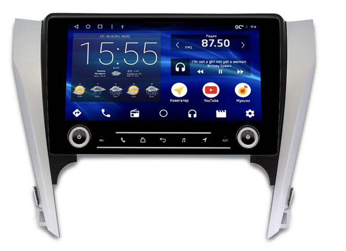 Штатная магнитола IQ NAVI P6K-2903CFSHD (6/128ГБ) для Toyota Camry V50 2011-2014 на Android 10.0 - фото 259481
