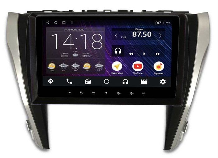Штатная магнитола IQ NAVI P6-2918CFSHD SUPER HD (6/128ГБ) для Toyota Camry V55 2014-2018 на Android 10.0 - фото 259503