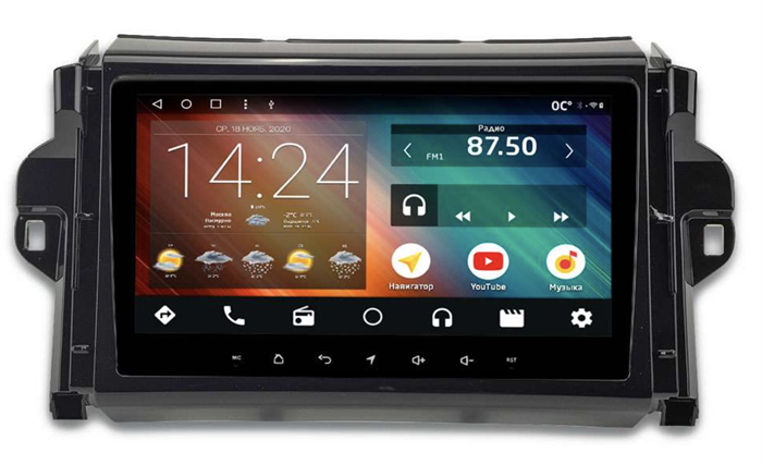 Штатная магнитола IQ NAVI P6-2937CFSHD SUPER HD (6/128ГБ) для Toyota FORTUNER 2015-2025 на Android 10.0 - фото 259708