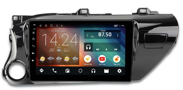 Автомагнитола IQ NAVI P6-2923KFSHD (6/128ГБ) для Toyota Hilux 2015-2020 на Android 10.0 - фото 259819