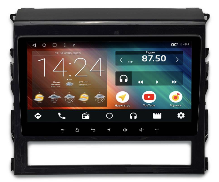 Штатная магнитола IQ NAVI P6-2921CFSHD SUPER HD (6/128ГБ) для Toyota Land Cruiser 200 2016+ на Android 10.0 - фото 259909