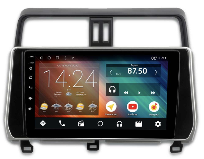 Автомагнитола IQ NAVI P6-2929KFSHD (6/128ГБ) для Toyota Land Cruiser Prado 150 2017-2020 на Android 10.0 - фото 260001
