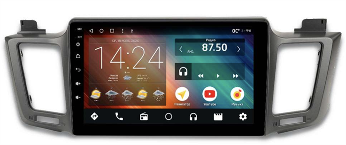 Головное устройство IQ NAVI P4-2914KFSHD (4/64ГБ) для Toyota RAV4 (CA40) 2013-2019 на Android 10.0 - фото 260055