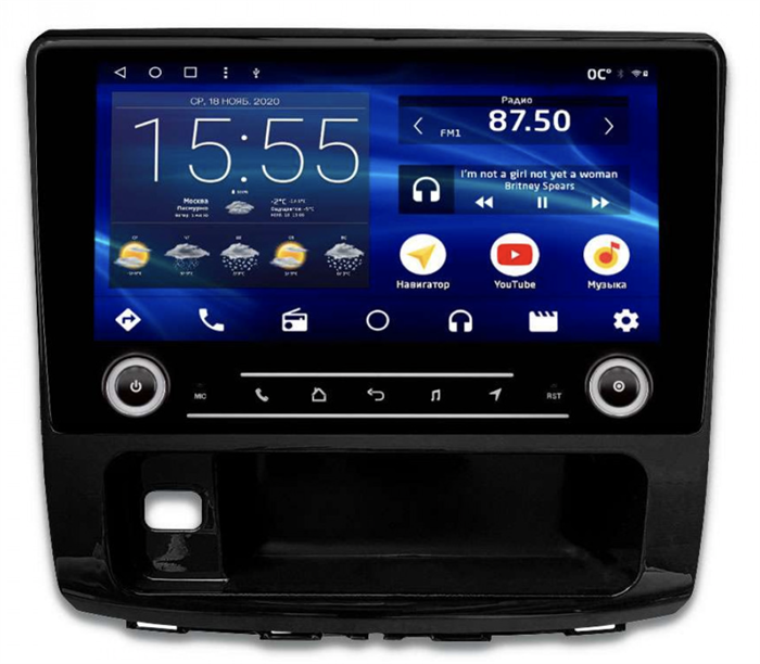 Штатная магнитола IQ NAVI P6K-3903CFSHD (6/128ГБ) для Haval H9 2014-2024 на Android 10.0 - фото 260700