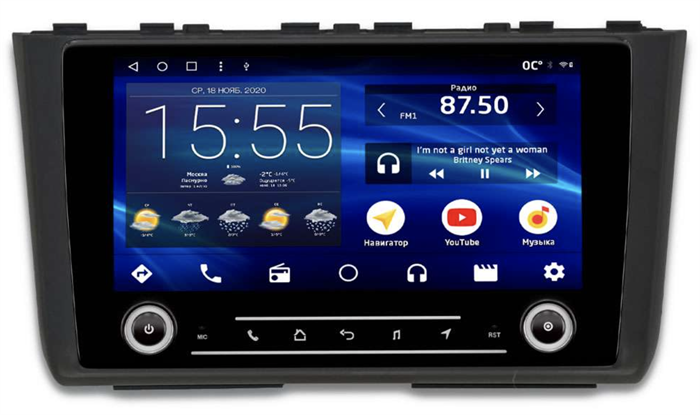Штатная магнитола IQ NAVI P6K-1628CFSHD (6/128ГБ) для Hyundai Creta 2021-2024 на Android 10.0 - фото 260727