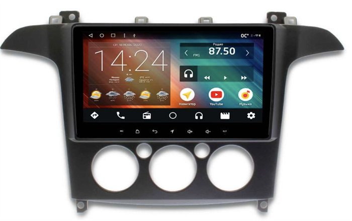 Штатная магнитола IQ NAVI P6-1406CFSHD SUPER HD (6/128ГБ) для Ford S-Max I (2006-2015) (кондиционер) на Android 10.0 - фото 260787