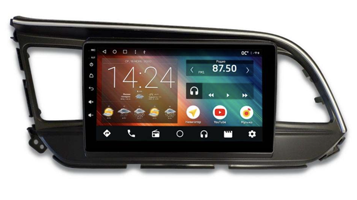 Автомагнитола IQ NAVI P6-1623CFSHD (6/128ГБ) для Hyundai Elantra VI 2019-2020 на Android 10.0 - фото 260810