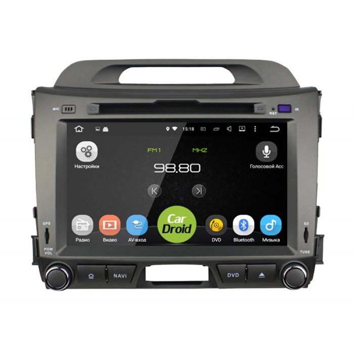 Штатная магнитола Roximo CarDroid RD-2311D-N14 для KIA Sportage III 2010-2016 на Android 10.0 - фото 261439