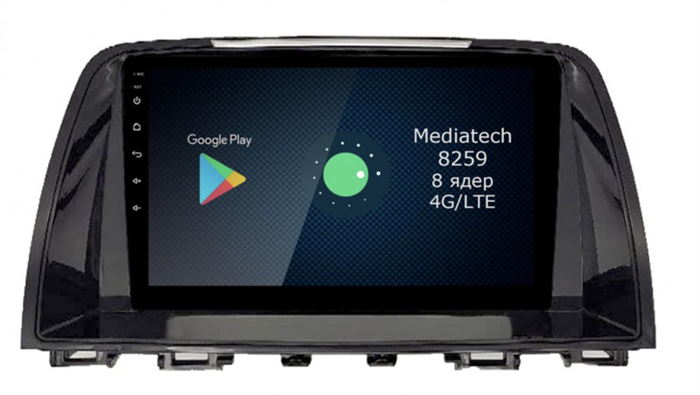 Штатная магнитола Roximo 4G RX-2425 для Mazda 6 III 2012-2015 на Android 12.0 - фото 261762