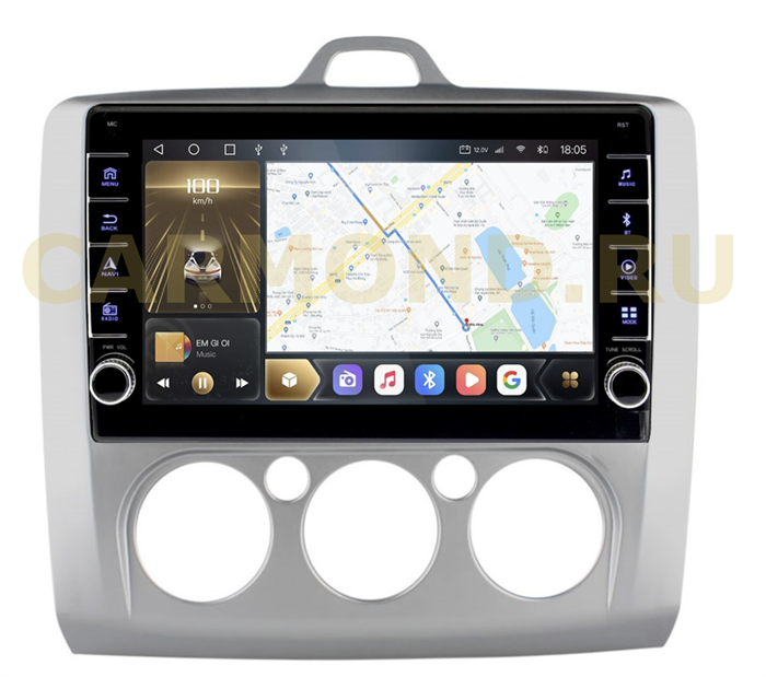 CarMedia OL-9201-A-P для Ford Focus II 2005-2011 (с кнопками) с климат-контролем на Android 10.0 - фото 263011
