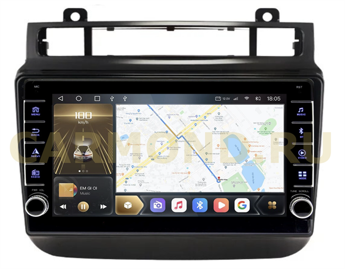 CarMedia OL-9107-F (с кнопками) для Volkswagen TOUAREG 2011+ на Android 10.0 - фото 263572