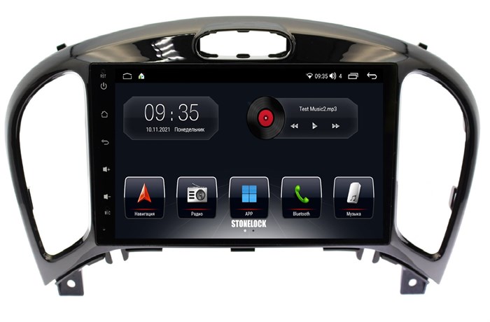 Штатная магнитола Stonelock NIS902MB 3/32 ГБ для Nissan Juke I 2010-2019 на Android 10.0 - фото 265451