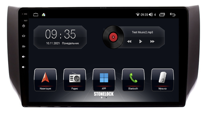 Штатная магнитола Stonelock NIS104MB 3/32 ГБ для Nissan Sentra 2012+,Tiida (C13R) на Android 10.0 - фото 265466