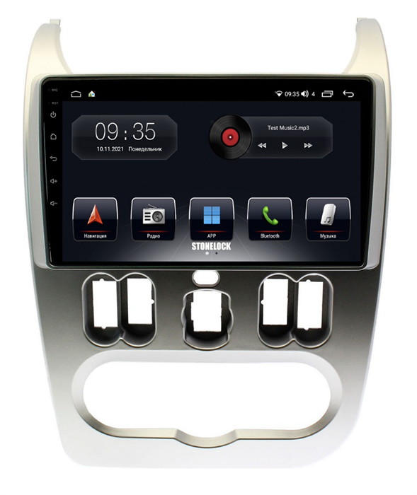 Штатная магнитола Stonelock REN904MB 3/32 ГБ для Renault Logan, Sandero 2009-2013 на Android 10.0 - фото 265561