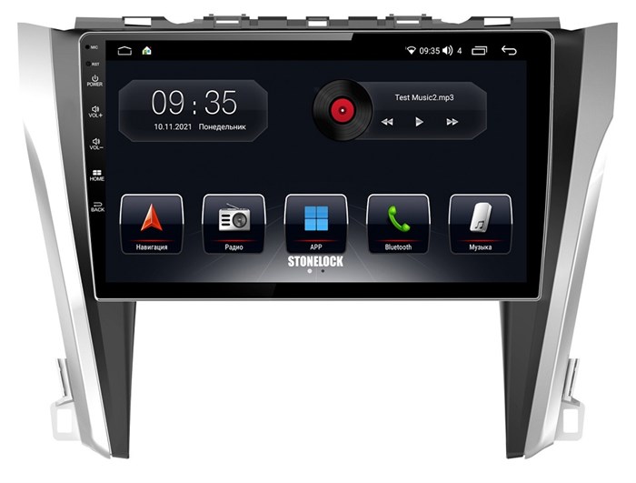 Штатная магнитола Stonelock TOY102MB 3/32 ГБ для Toyota Camry V55 2014-2018 на Android 10.0 - фото 265681