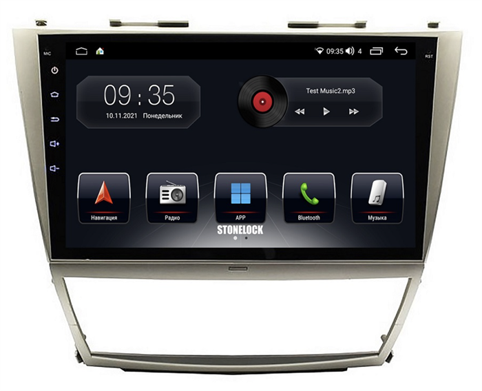 Штатная магнитола Stonelock TOY112MB 3/32 ГБ для Toyota Camry V40 2006-2011 климат на Android 10.0 - фото 265691