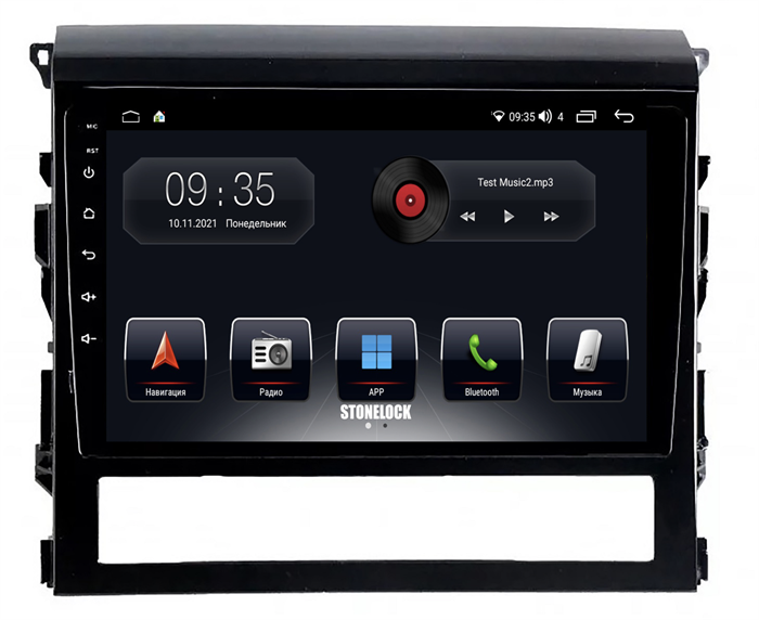 Штатная магнитола Stonelock TOY909MB 3/32 ГБ для Toyota Land Cruiser 200 2016+ на Android 10.0 - фото 265783