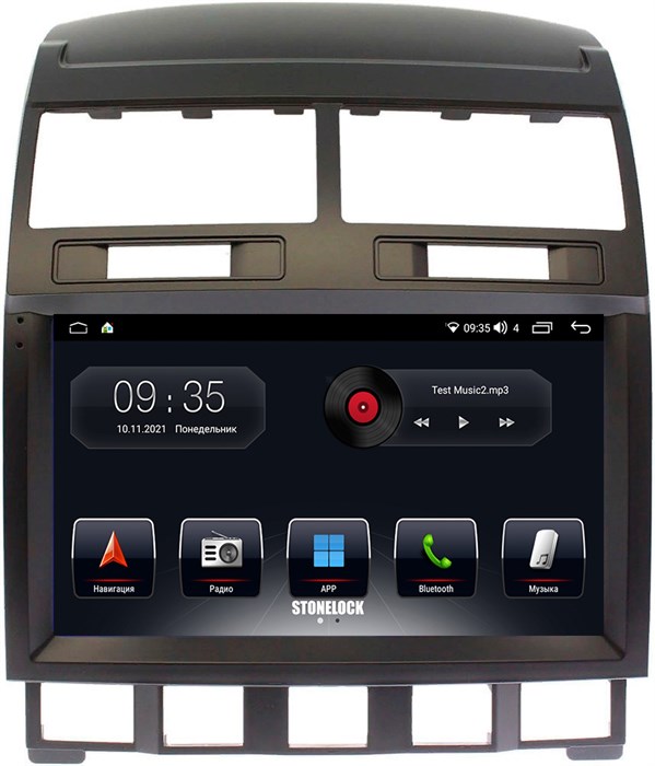 Штатная магнитола Stonelock VW9090MB 3/32 ГБ для Volkswagen Touareg 2002-2010 на Android 10.0 - фото 265879
