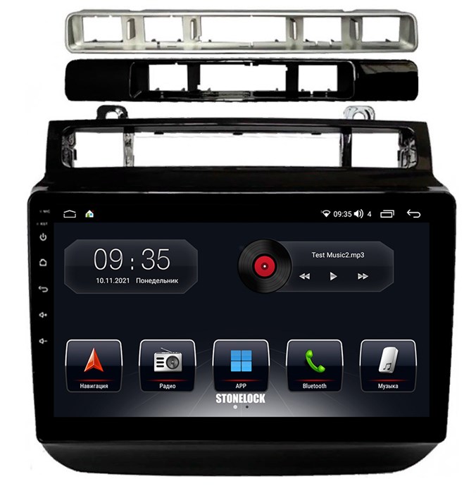 Штатная магнитола Stonelock VW910MB 3/32 ГБ для Volkswagen Touareg 2010-2019 на Android 10.0 - фото 265884
