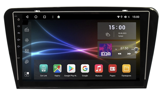 Subini SK9021WM 3/32 ГБ для Skoda Rapid 2013+ на Android 10.0 - фото 266466