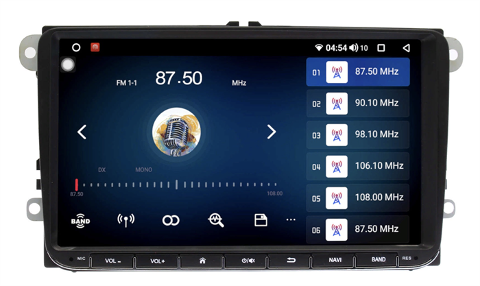 Subini SK9020WM 3/32 ГБ для Skoda Rapid 2013+ на Android 10.0 - фото 266478