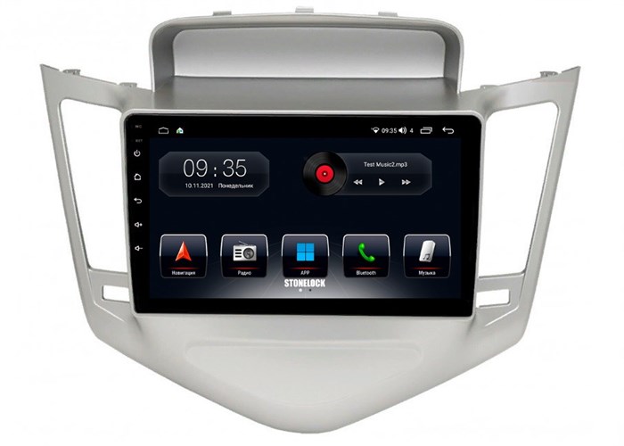 Stonelock CHV9011MB 6/128 ГБ для Chevrolet Cruze I 2009-2012 серый на Android 10.0 - фото 266581