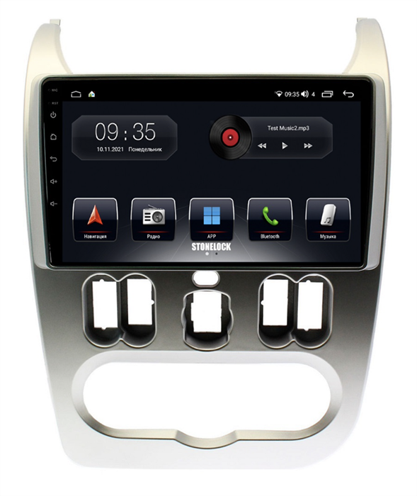 Stonelock REN904MB 6/128 ГБ для Renault Logan, Sandero 2009-2013 на Android 10.0 - фото 267094