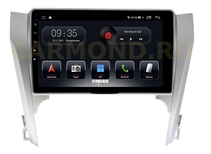Stonelock TOY1011MB 6/128 ГБ для Toyota Camry V50 2011-2014 cеребро на Android 10.0 - фото 267207