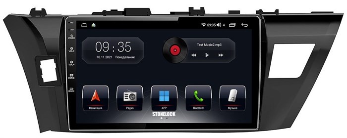Stonelock TOY1031MB 6/128 ГБ для Toyota Corolla XI 2013-2015 на Android 10.0 - фото 267231