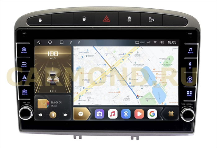 CarMedia OL-9961-D (с кнопками) для Peugeot 308 I 2007-2015, 408 2012-2017 на Android 10.0 - фото 267895