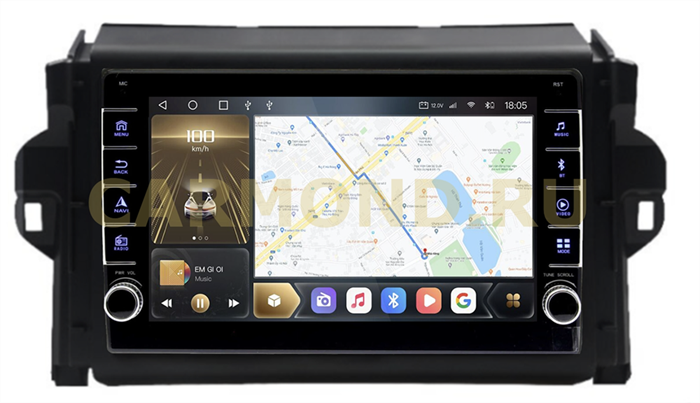 CarMedia OL-9699-D (с кнопками) для Toyota FORTUNER 2015+ на Android 10.0 - фото 267990