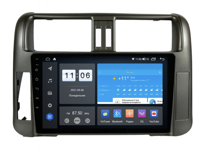 Штатная магнитола Vomi ZX360R9-7862-LTE для Toyota Prado 150 2009-2013 на Android 10.0 - фото 270248