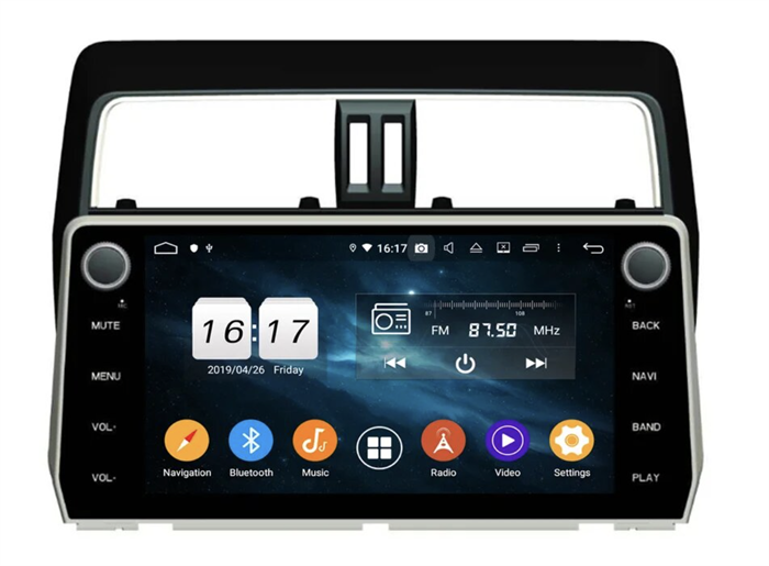 CarMedia KD-1007-P6 для Toyota Land Cruiser Prado 150 2017-2020 на Android 10.0 - фото 271190