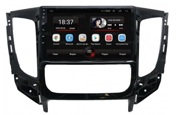 Vomi AK383R9-MTK для Mitsubishi Pajero Sport 3 2017+ (МКПП+климат), L200 2015-2021 (МКПП+климат) на Android 10.0 - фото 272920