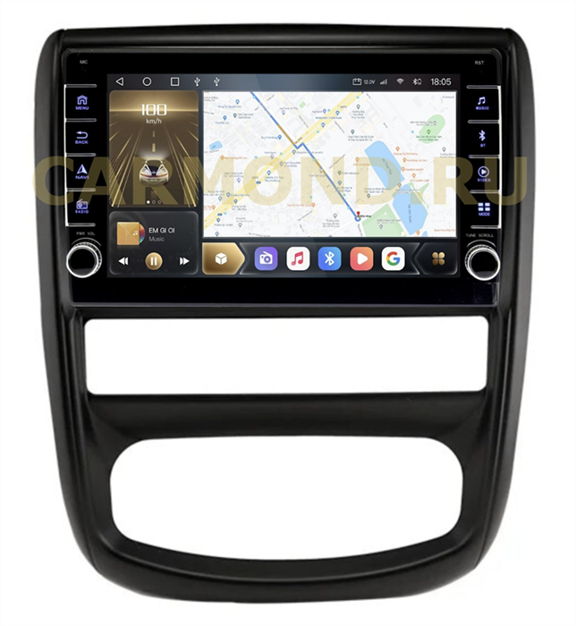 CarMedia OL-9995-N (с кнопками) для Renault Duster 2010-2015 на Android 10.0 - фото 275618