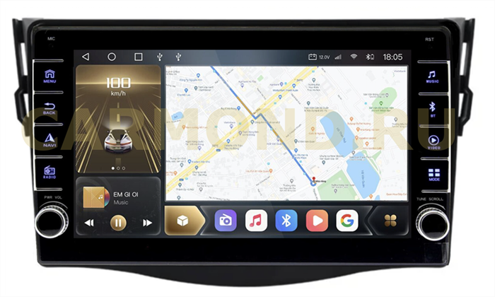CarMedia OL-9688-N (с кнопками) для TOYOTA RAV4 (XA30) 2006-2012 на Android 10.0 - фото 275768