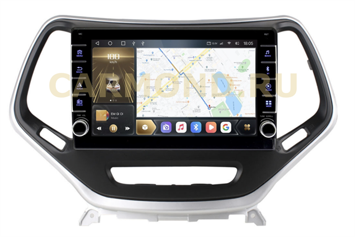 CarMedia OL-1253-P (с кнопками) для Jeep Cherokee IV (WK2) 2013-2017 на Android 10.0 - фото 276019