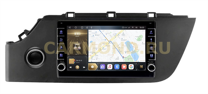 CarMedia OL-1742-3-P (с кнопками) для KIA Rio IV 2020-2023 на Android 10.0 - фото 276044