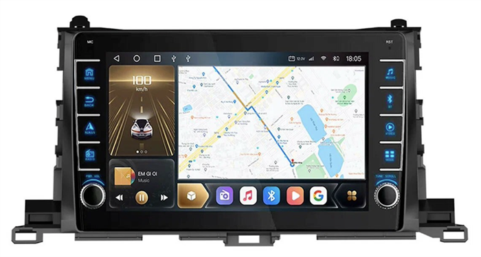 CarMedia OL-1601-P (с кнопками) для Toyota Highlander (U50) 2014-2019 на Android 10.0 - фото 276135