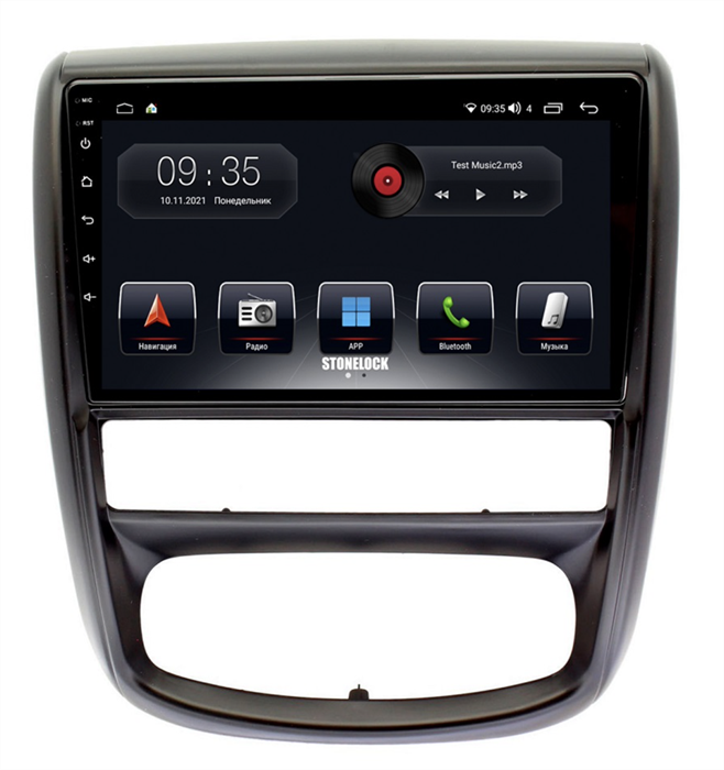 Штатная магнитола Stonelock REN905MB8 2/32 ГБ для Renault Duster 2010-2015 на Android 10.0 - фото 276926