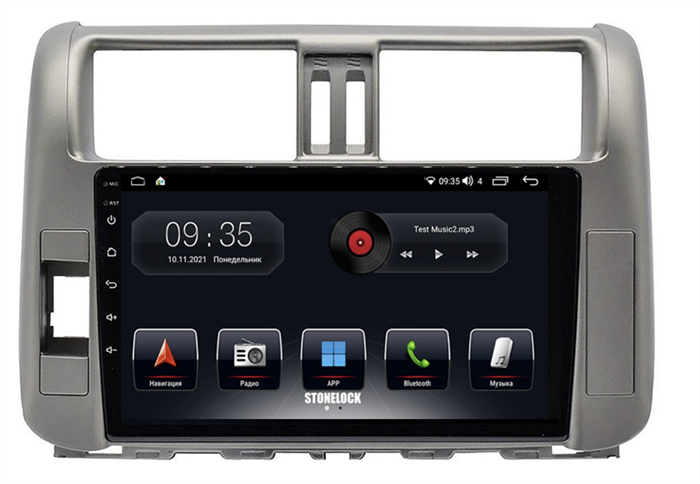 Штатная магнитола Stonelock TOY903MB8 2/32 ГБ для Toyota Land Cruiser Prado 150 2009-2013 на Android 10.0 - фото 277159